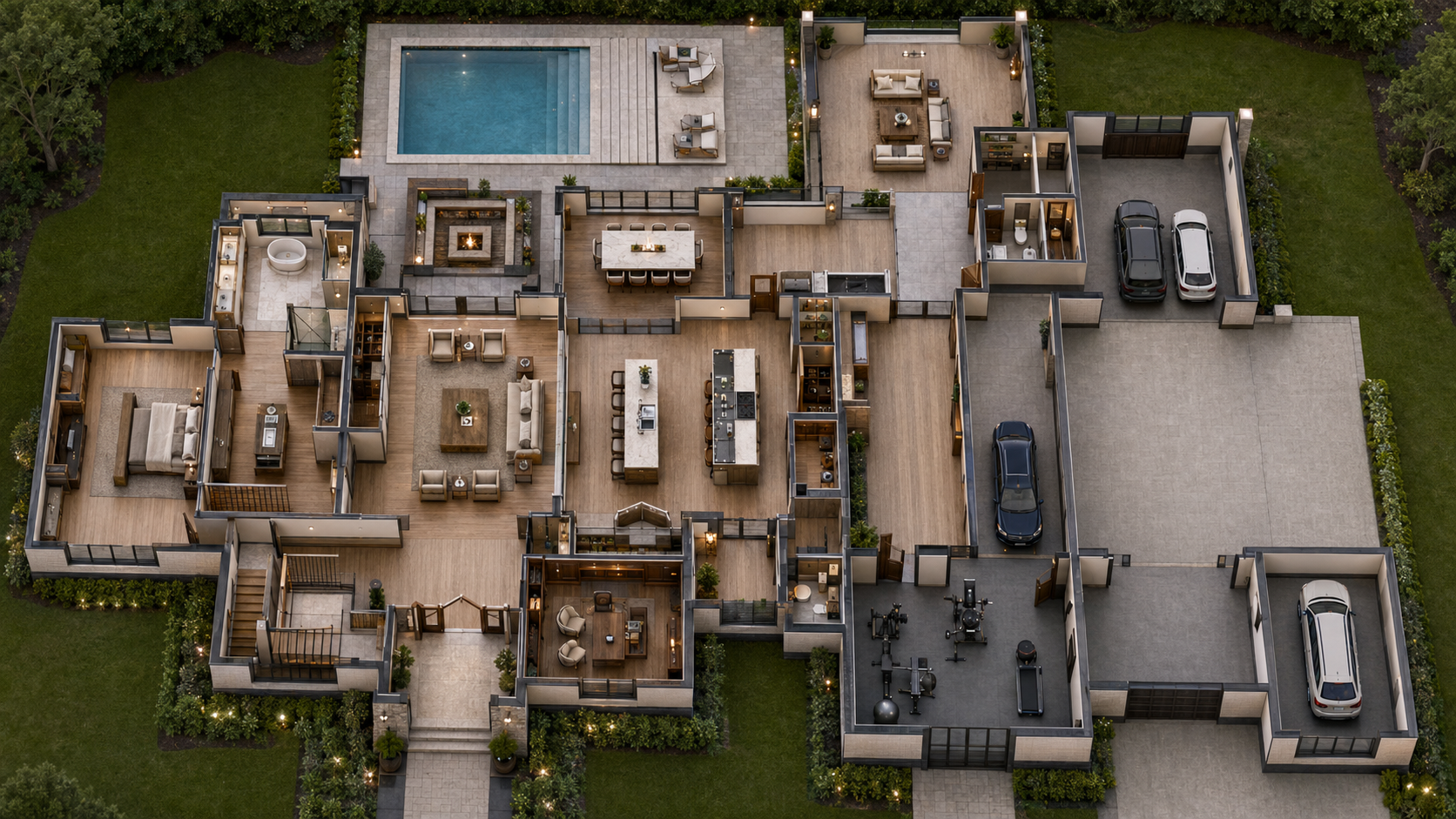 14756 Hopewell Road — Main Level 3D Rendering